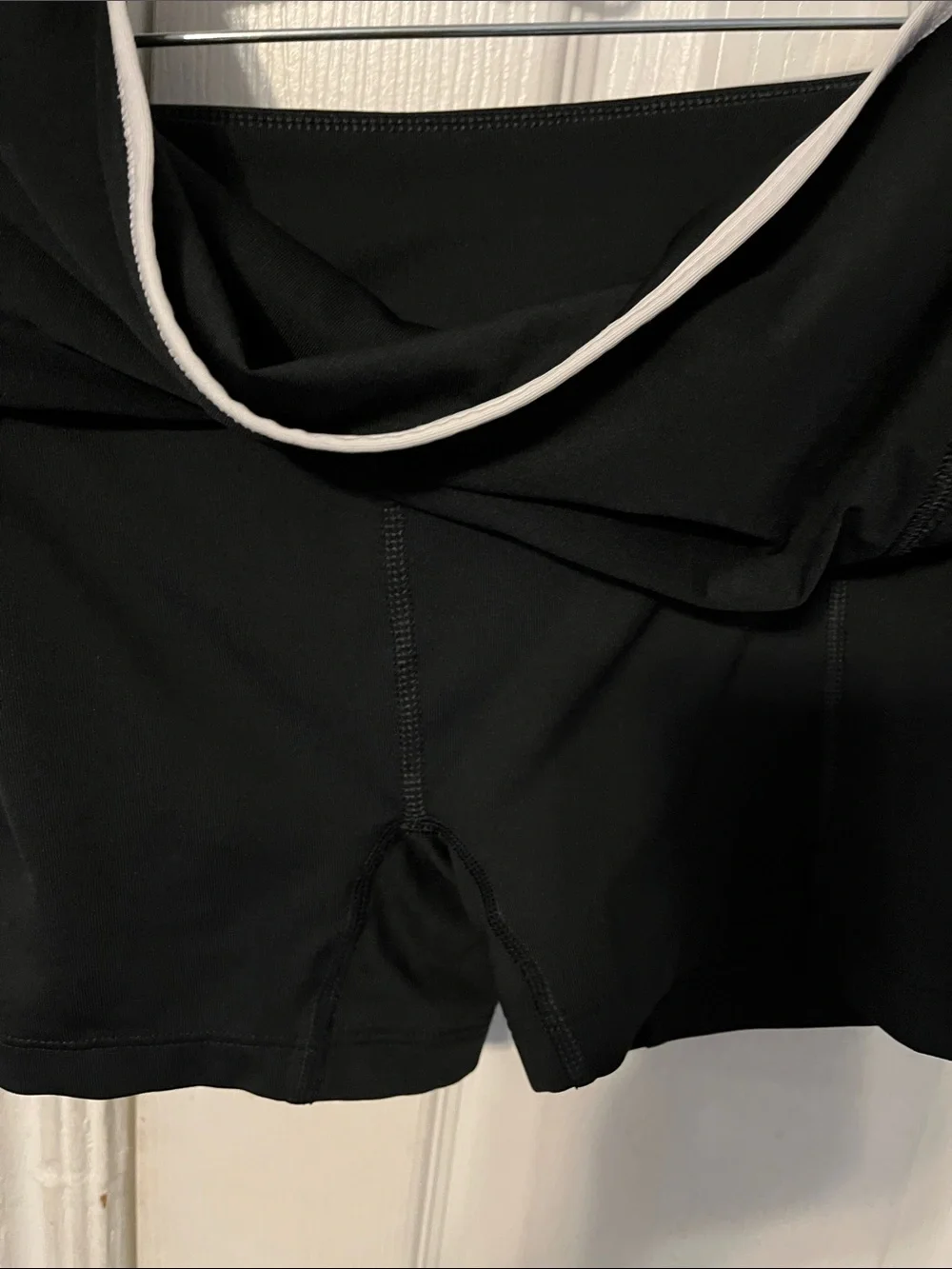 Nike Dri-Fit Black Skort with White Trim